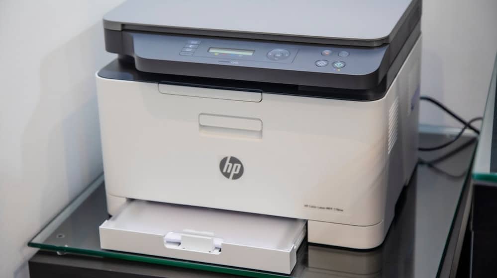 Witte HP-printer