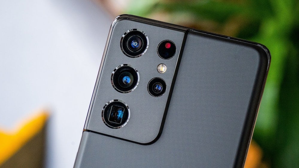 Camera's op de achterkant van een smartphone